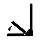 フットボード手動で開閉